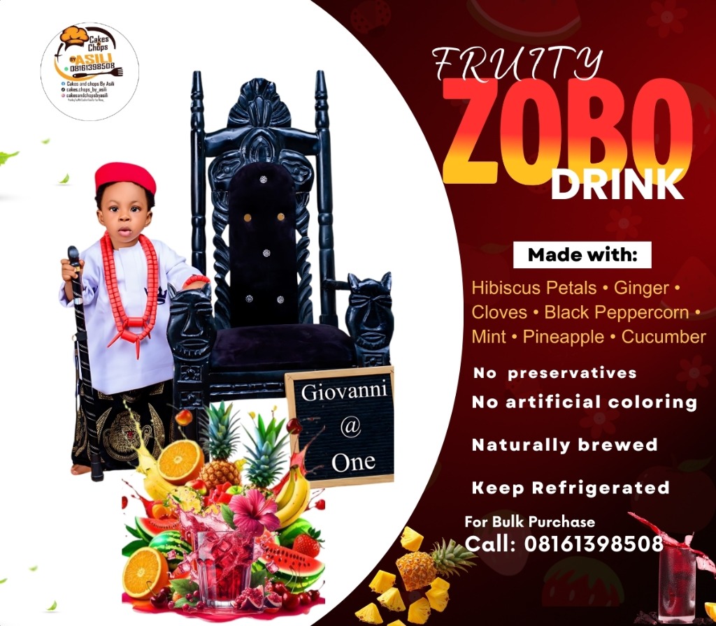 Fruity Zobo Drink Flyer